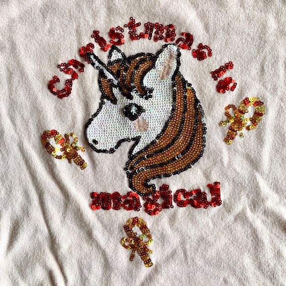 H&M Kids Christmas is Magical Sweater SIZE US 8-10Y - Picture 2 of 3